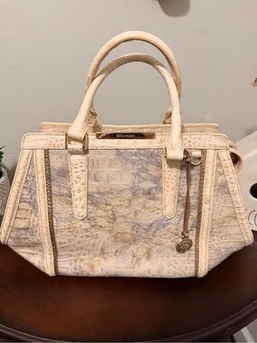 Brahmin Arden in Topaz Alma Satchel